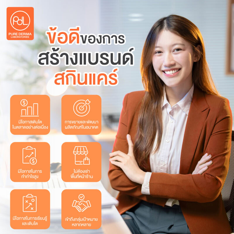 ข้อดีของการสร้างแบรนด์สกินแคร์