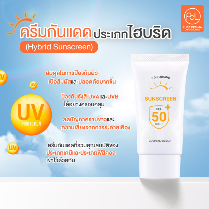 ครีมกันแดดประเภทไฮบริด (Hybrid Sunscreen)