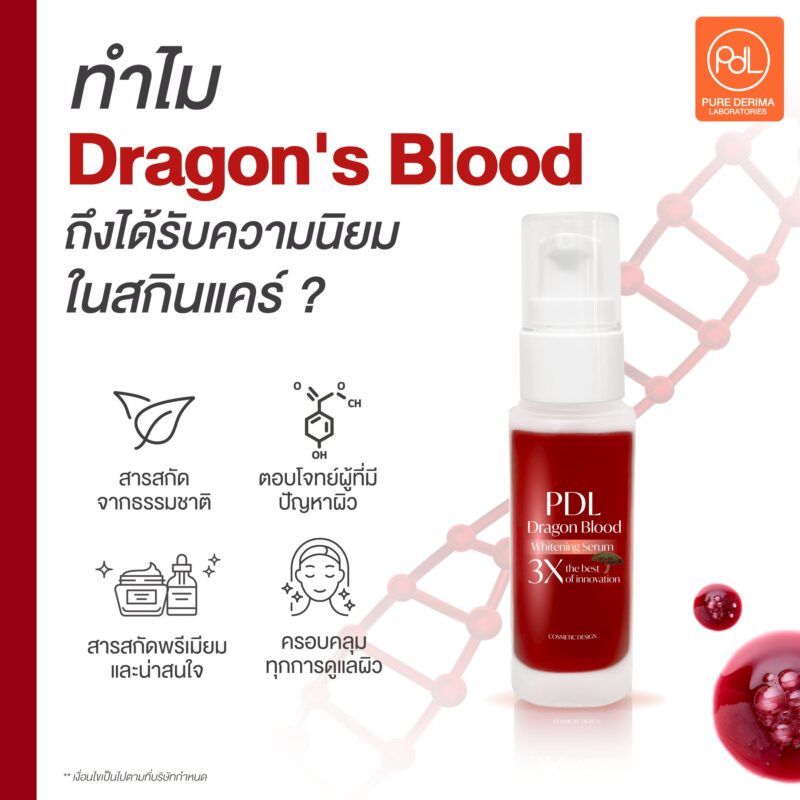 ทำไม Dragon's Blood ถึงได้รับความนิยมในสกินแคร์ ?