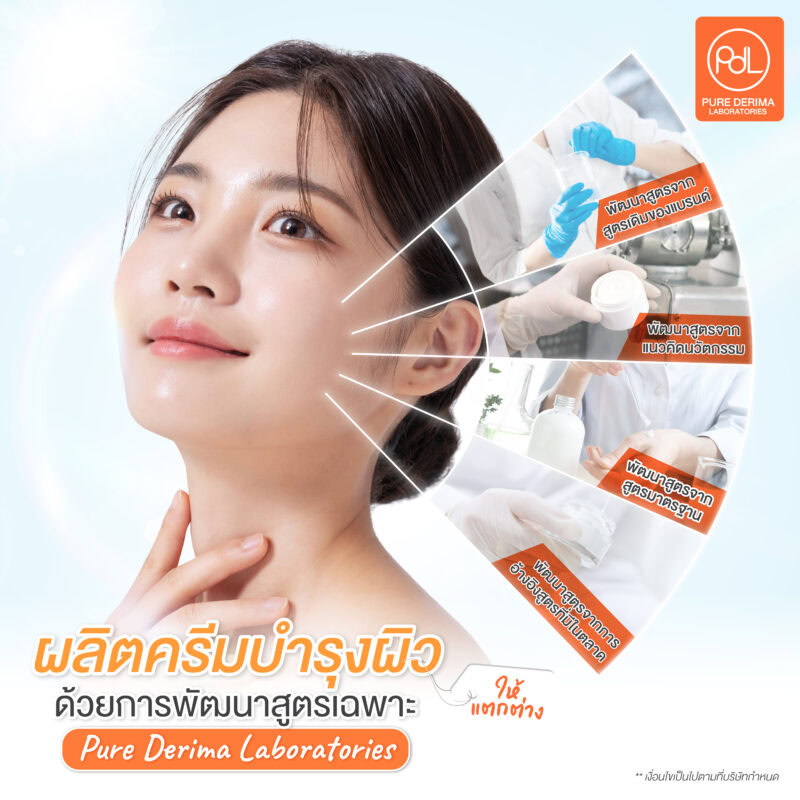 ผลิตครีมบำรุงผิวให้แตกต่างด้วยการพัฒนาสูตรเฉพาะ กับ Pure Derima Laboratories