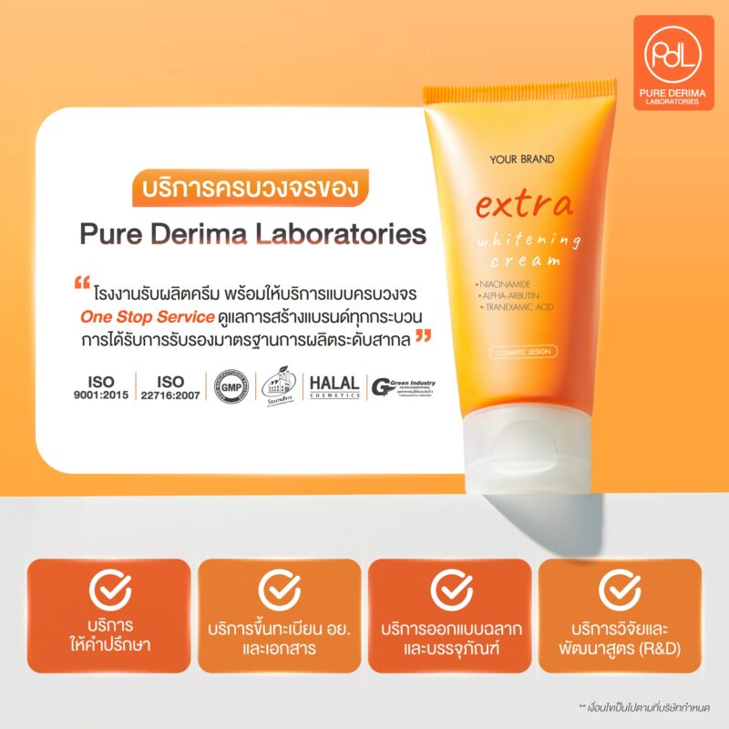 บริการครบวงจรของ Pure Derima Laboratories