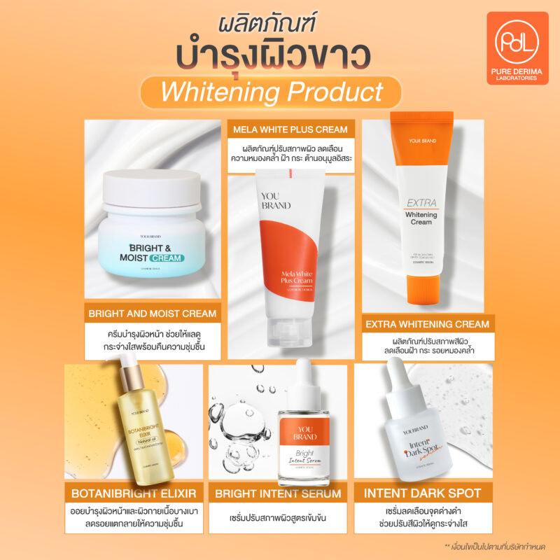 ผลิตภัณฑ์บำรุงผิวขาว (Whitening Product)