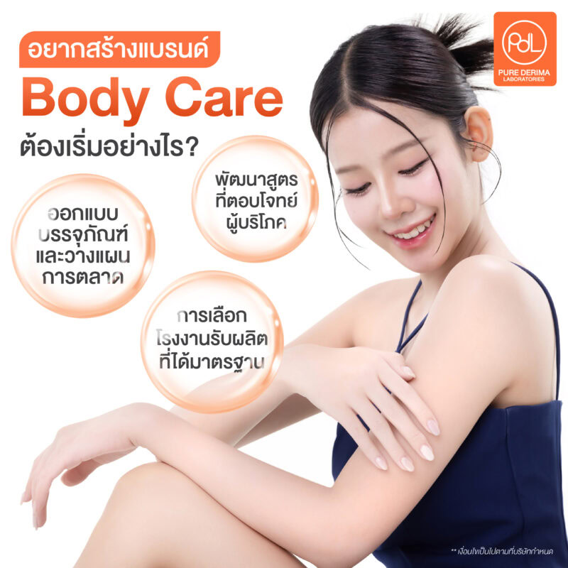 อยากสร้างแบรนด์ Body Care ต้องเริ่มอย่างไร?