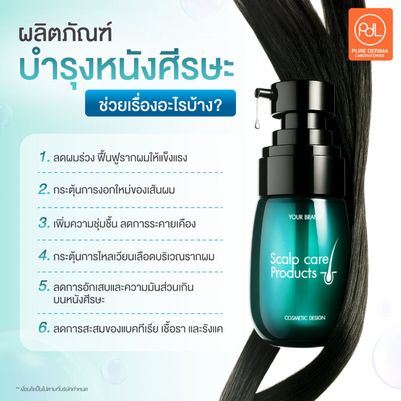 ผลิตภัณฑ์บำรุงหนังศีรษะ ช่วยเรื่องอะไรบ้าง ? 