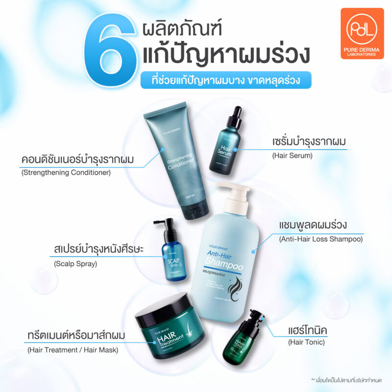 ผลิตภัณฑ์แก้ปัญหาผมร่วงที่ช่วยแก้ปัญหาผมบาง ขาดหลุดร่วง มีอะไรบ้าง ?