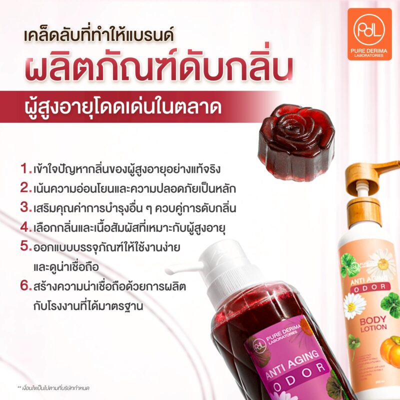 รับผลิตผลิตภัณฑ์ดับกลิ่นผู้สูงอายุโดยโรงงานมืออาชีพที่มีมาตรฐาน ปลอดภัย 5 เคล็ดลับที่ทำให้แบรนด์ผลิตภัณฑ์ดับกลิ่นผู้สูงอายุโดดเด่นในตลาด