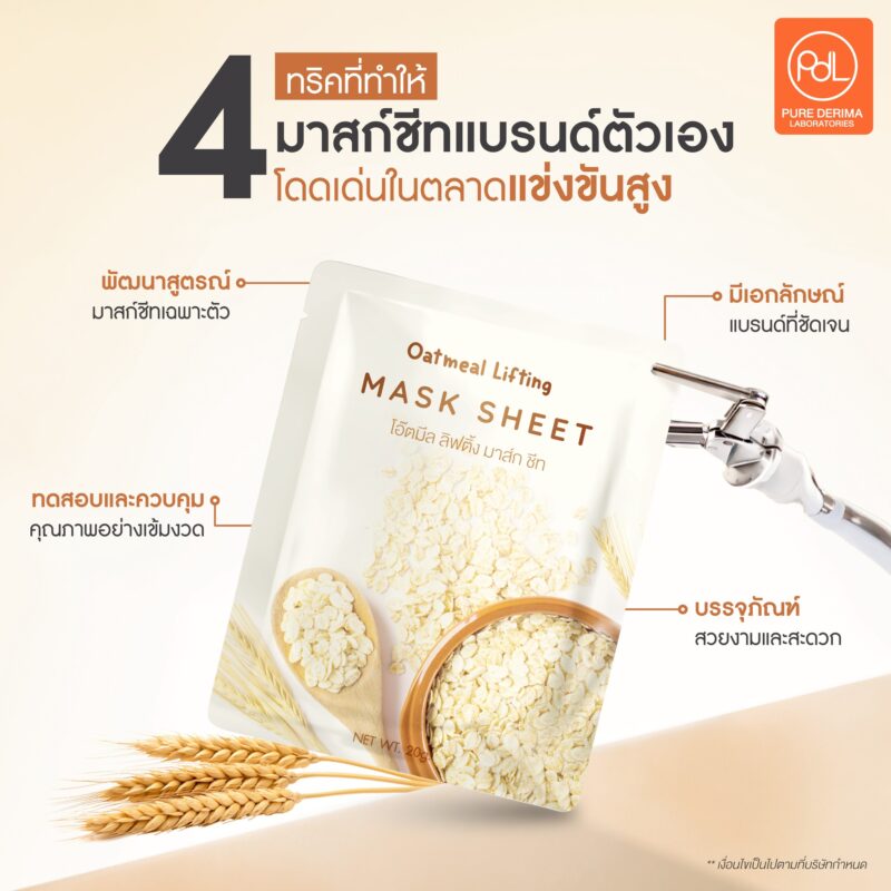 รับผลิตมาสก์ชีทแบรนด์ตัวเองแบบครบวงจร พร้อมสร้างสูตรเฉพาะไม่ซ้ำใคร 3 4 ทริคที่ทำให้มาสก์ชีทแบรนด์ตัวเองโดดเด่นในตลาดแข่งขันสูง