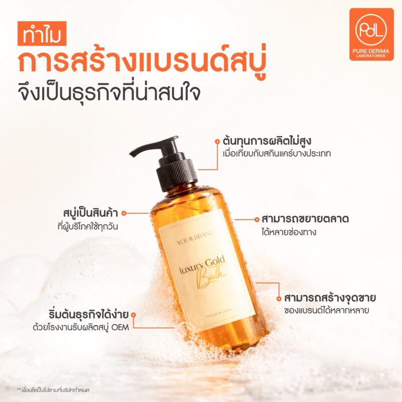 รับผลิตสบู่ทุกสูตรหลายประเภท พร้อมสร้างแบรนด์ เพิ่มจุดขายไม่ซ้ำใคร 2 ทำไมการสร้างแบรนด์สบู่กับบริการรับผลิตสบู่ จึงเป็นธุรกิจที่น่าสนใจ