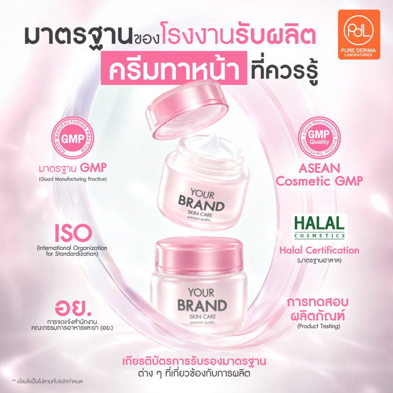 โรงงานรับผลิตครีมทาหน้า OEM/ODM พร้อมจด อย.สร้างแบรนด์ 2 มาตรฐานของโรงงานรับผลิตครีมทาหน้าที่ควรรู้