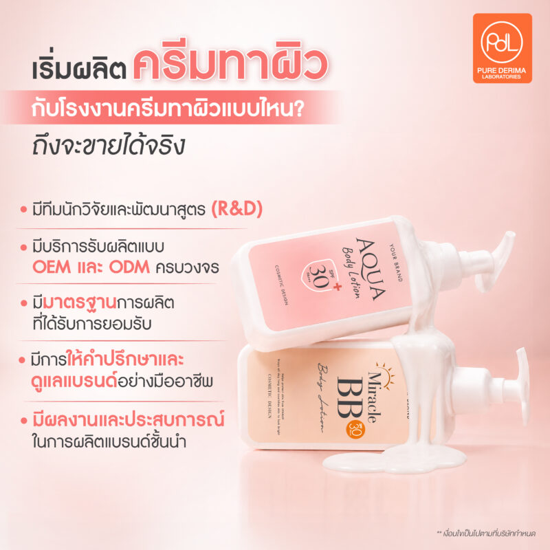 สร้างแบรนด์ครีมทาผิวให้ติดตลาด เริ่มกับโรงงานแบบไหนให้ขายได้จริง 3 เริ่มผลิตครีมทาผิวกับโรงงานครีมทาผิวแบบไหน ถึงจะขายได้จริง