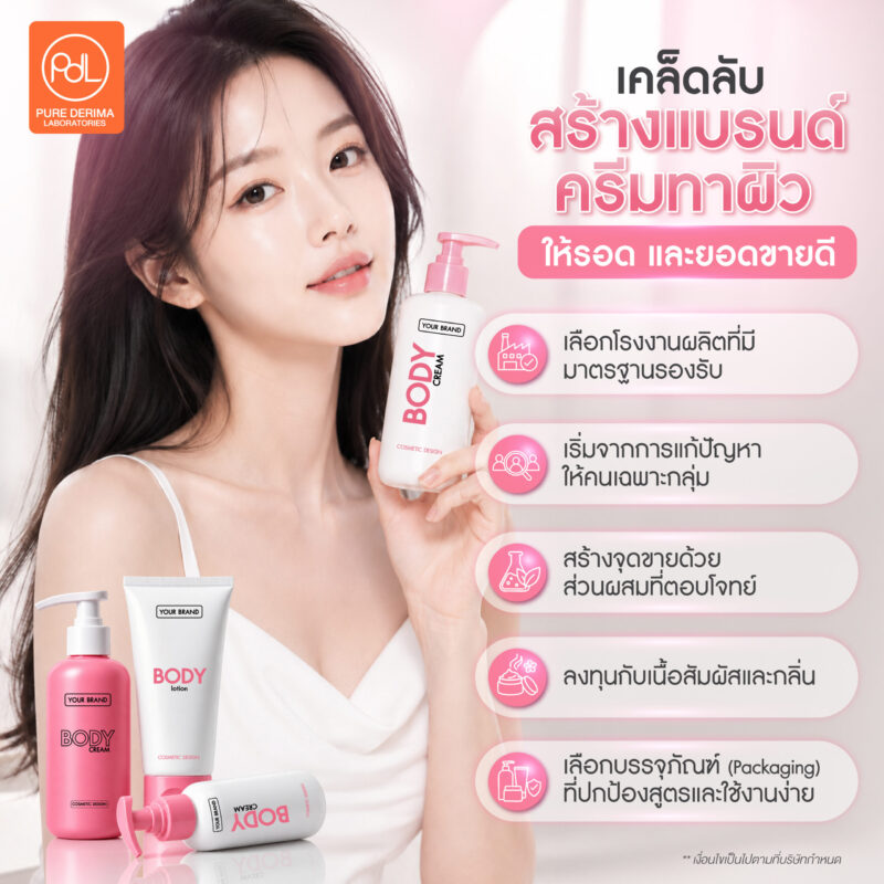 สร้างแบรนด์ครีมทาผิวยังไงไม่ให้จมทุน? เคล็ดลับปั้นแบรนด์ให้รอด แถมขายดี! 5 เคล็ดลับสร้างแบรนด์ครีมทาผิวฉบับมือใหม่ ที่จะช่วยให้รอดและปังแน่นอน!