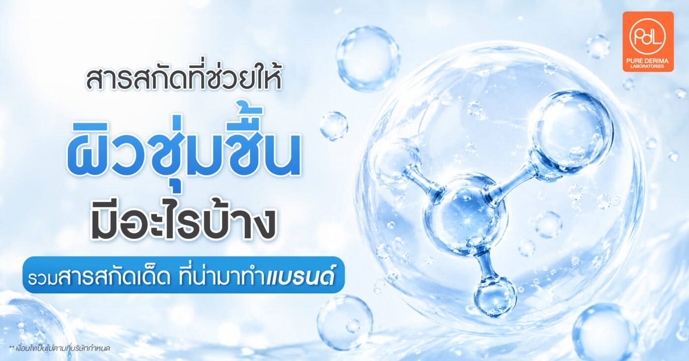 สารสกัดที่ช่วยให้ผิวชุ่มชื้นมีอะไรบ้าง? รวมสารสกัดเด็ดที่น่ามาทำแบรนด์ 1 สารสกัดที่ช่วยให้ผิวชุ่มชื้นมีอะไรบ้าง