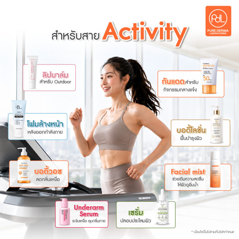 ตลาดสกินแคร์สาย Activity โอกาสใหม่ของคนที่อยากสร้างแบรนด์ 4 สร้างแบรนด์สกินแคร์สาย Activity เริ่มต้นง่าย ๆ ได้หลายผลิตภัณฑ์