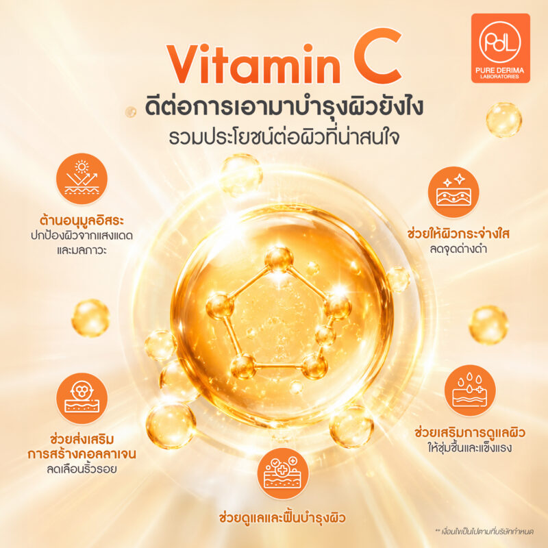 Vitamin C ดีต่อการเอามาบำรุงผิวยังไง? รวมประโยชน์ ผลข้างเคียง และวิธีใช้ในการผลิตสกินแคร์ 2 Vitamin C ดีต่อการเอามาบำรุงผิวยังไง รวมประโยชน์ต่อผิวที่น่าสนใจ