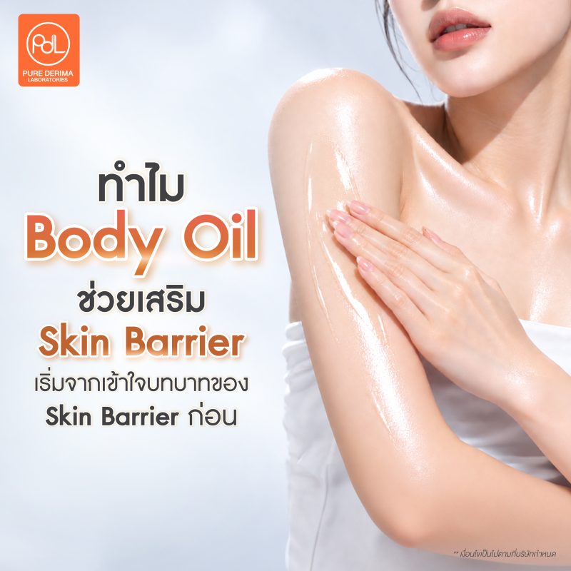 ทำไม Body Oil ช่วยเสริม Skin Barrier ได้ รู้จักกลไกการดูแลผิวก่อนสร้างแบรนด์ 2 ทำไม Body Oil ช่วยเสริม Skin Barrier ได้ เริ่มจากเข้าใจบทบาทของ Skin Barrier ก่อน