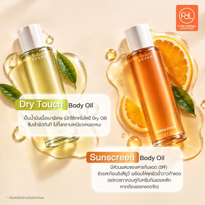 เปิดลิสต์ 5 ประเภท Body oil สูตรไหนที่ใช่แบรนด์คุณ? 3 bodyoil trype2